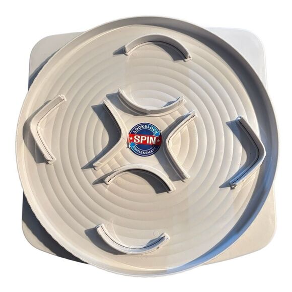 Lock & Lock Lazy Susan Container Holder With Drawer-No Canisters - Picture 1 of 7